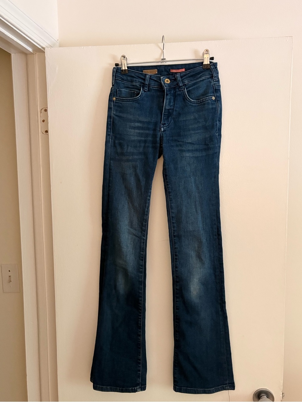 Pilcro Dark Blue Flare Jeans